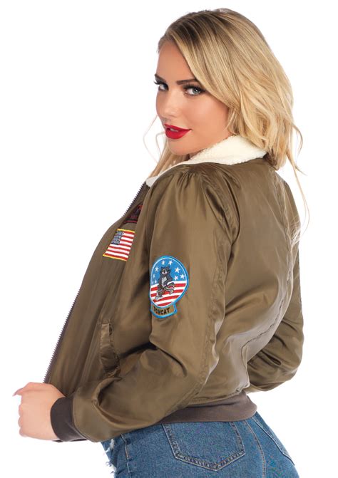 top gun bomber jacket women